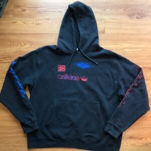 Adidas Original Black Hoodie Japan XL